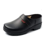 lincoln clog shoe closed heel side view