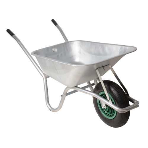 wheelbarrow metal air filled wheel