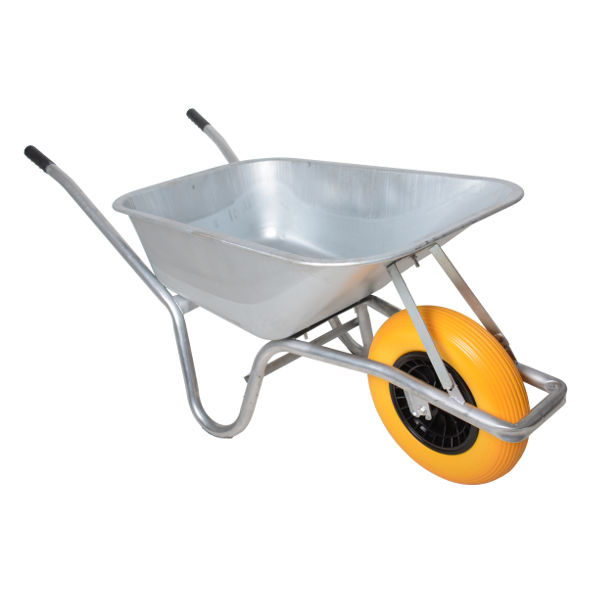 wheelbarrow metal flat free wheel
