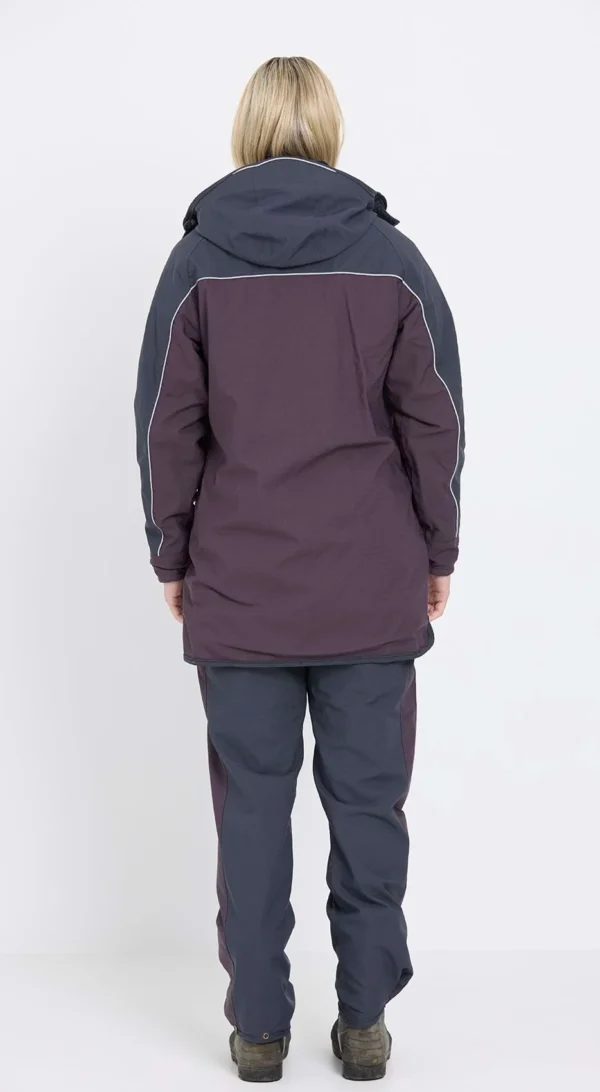 Back-StormforceLadyoftheLandWinterJacket kaiwaka stormforce women's winter jacket back full view