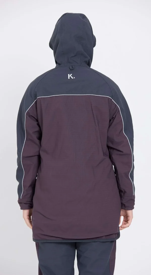CloseOpen-StormforceLadyoftheLandWinterJacket kaiwaka stormforce women's winter jacket back