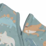 Roarsome Winter Sleep Sack Closeup.