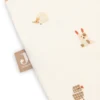 Animal friends summer sleep sack closeup.