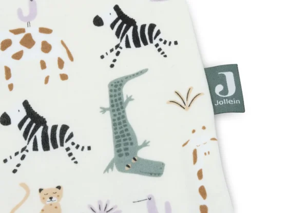 jungle jambo summer sleep sack closeup